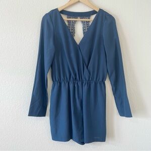 BCBGeneration Navy Romper